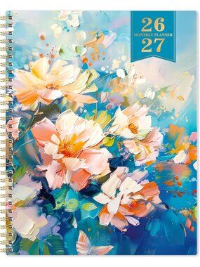 2026-2027 Monthly Planner | 21-Month Calendar with Inner Pocket, 9x11 Size